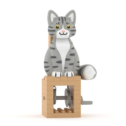 Grey Tabby Cat - Automata