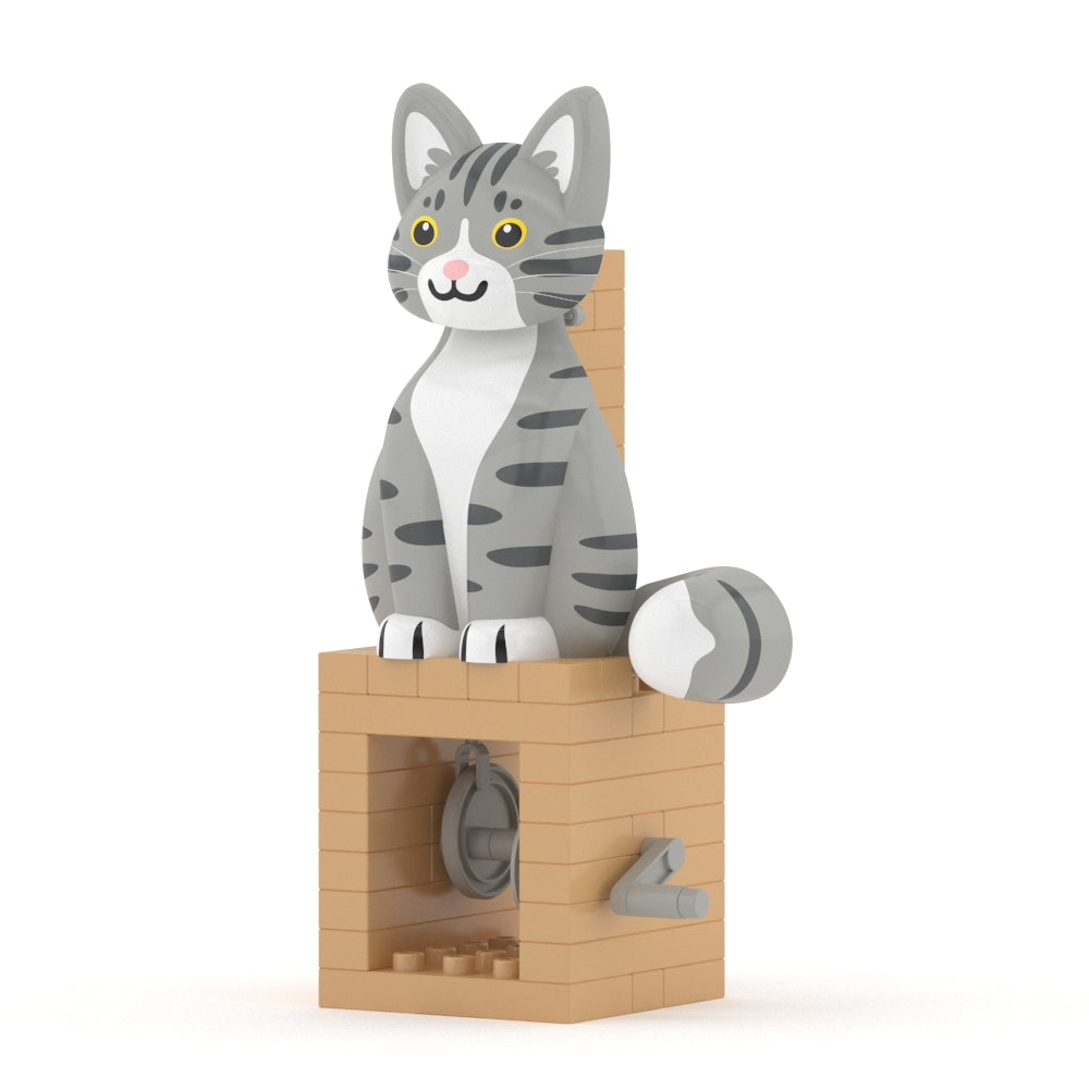 Grey Tabby Cat - Automata