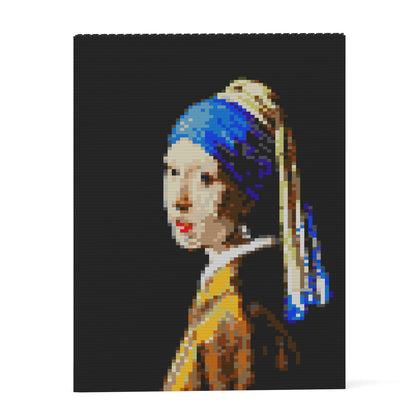 Girl with a Pearl Earring Brick Painting 01S