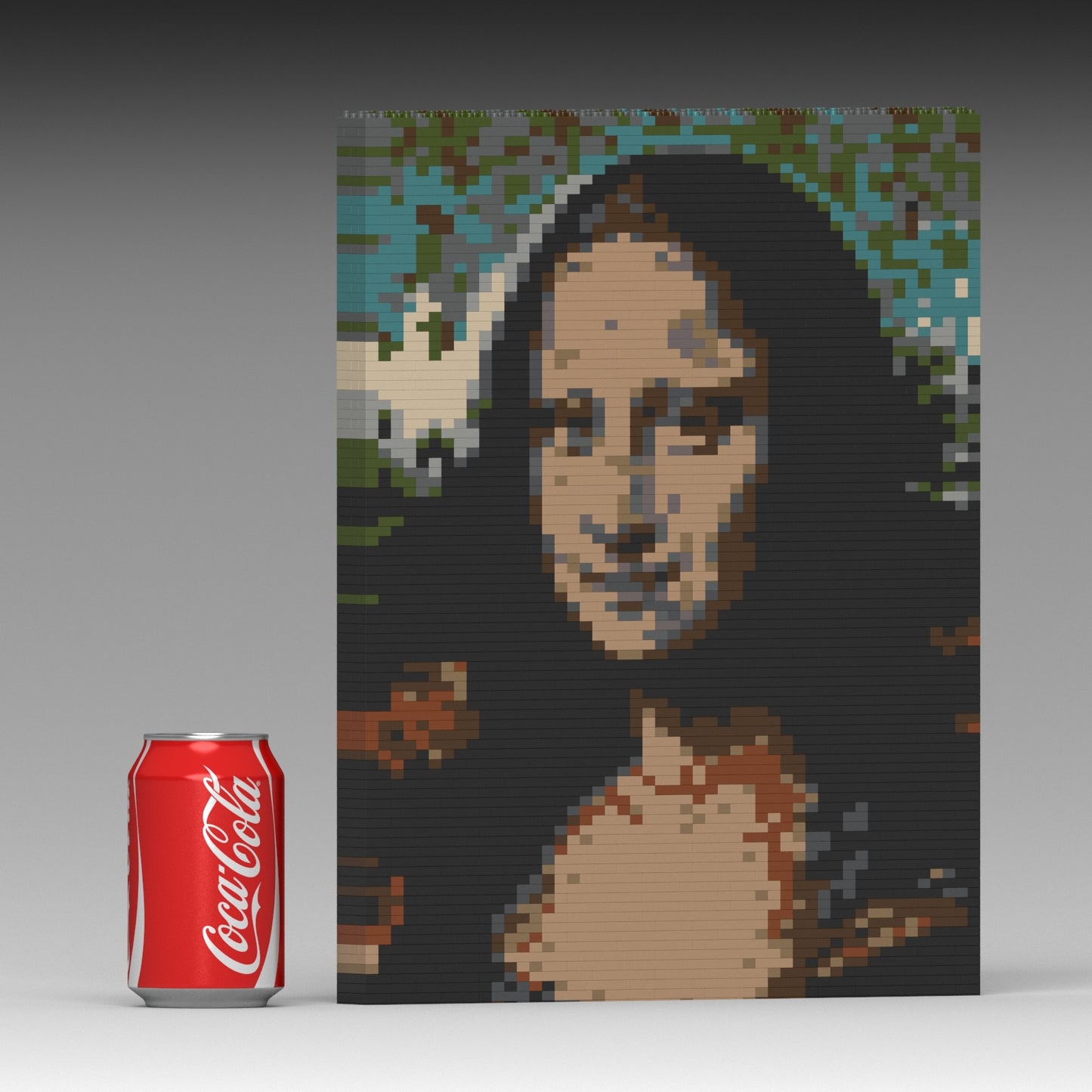 Mona Lisa Brick Painting 02S