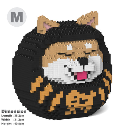 Shiba Daruma Doll 01-M02