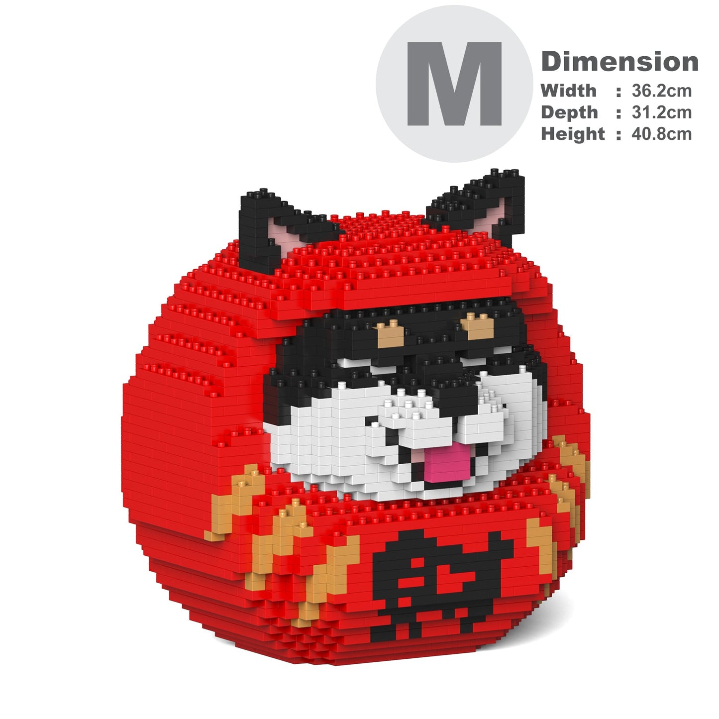 Shiba Daruma Doll 01-M03